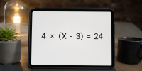 90% взрослых дают неправильный ответ на «4 × (X - 3) = 24» — а у вас получится?